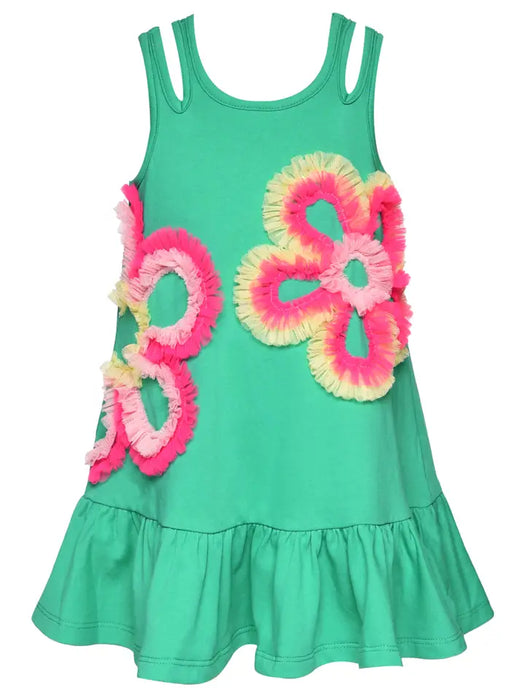 Bold & Playful Ruffle Hem Dress image 1