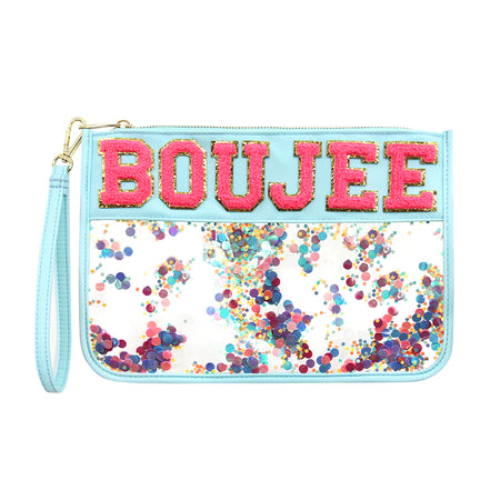 BOUJEE Glitter Confetti Wristlet image 0