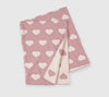 Knit Reversable Heart Blanket image 0