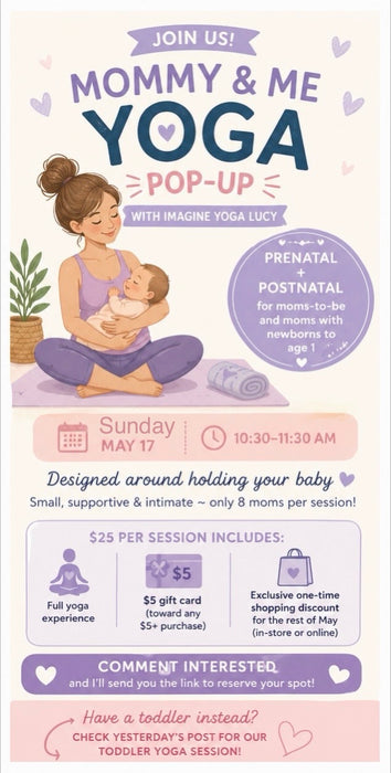 Mommy & Me Baby Yoga Class – May 17