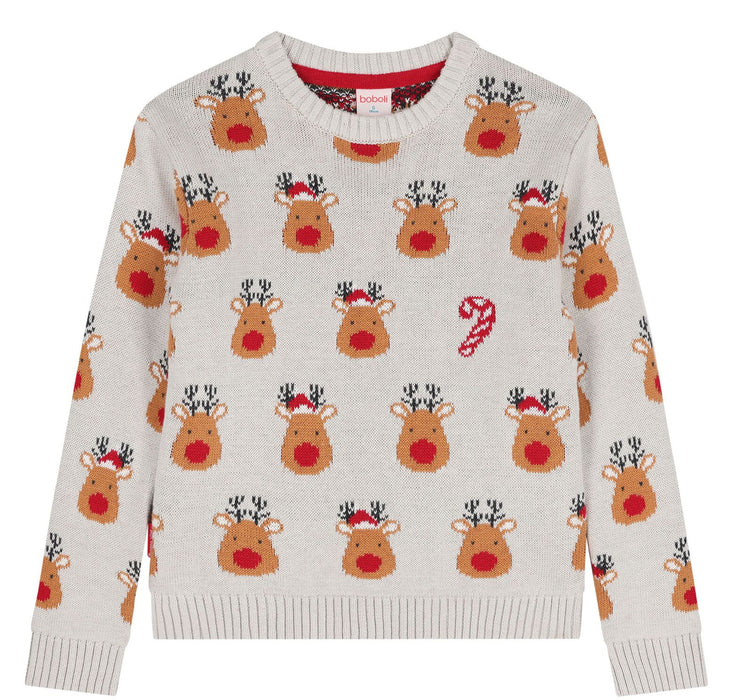 Reindeer Knit Sweater