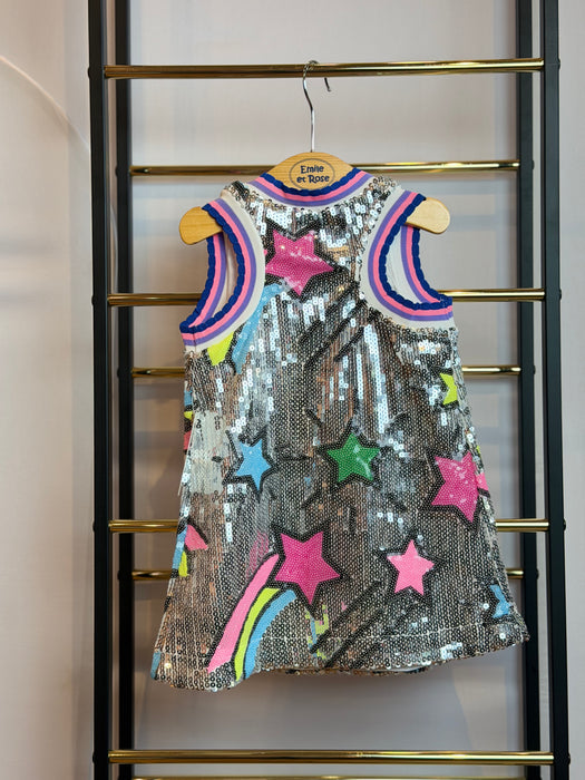 Baby Sara Shooting Star Sequin Toddler Dress
