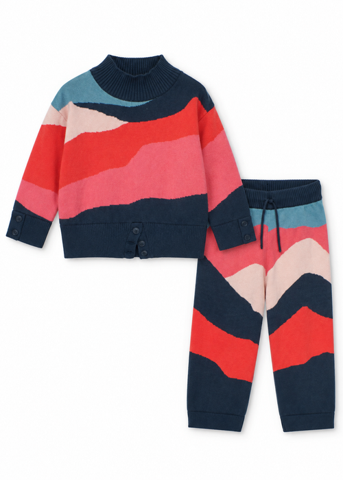Bold Waves Knit Set