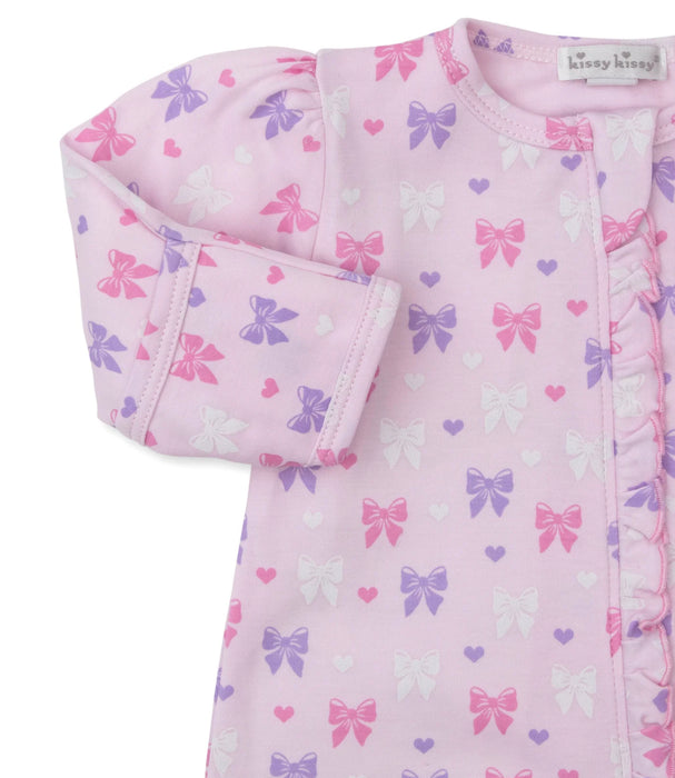 Pretty in Bows Ruffle Footie