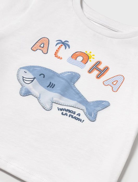 Aloha Shark Tee & Shorts Set