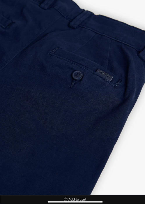 Colorblock Knit Sweater & Navy Pant Set