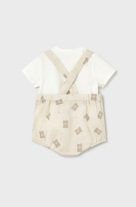 Baby Teddy Bear Short Romper Set