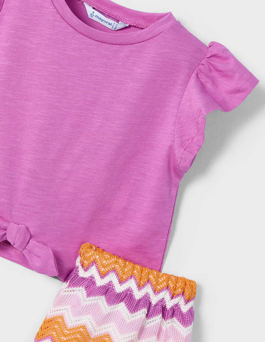 Flutter & Fun Chevron Short Set