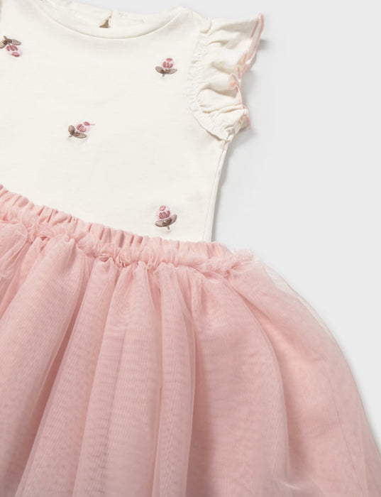 Toddler Floral Tulle Skirt Set