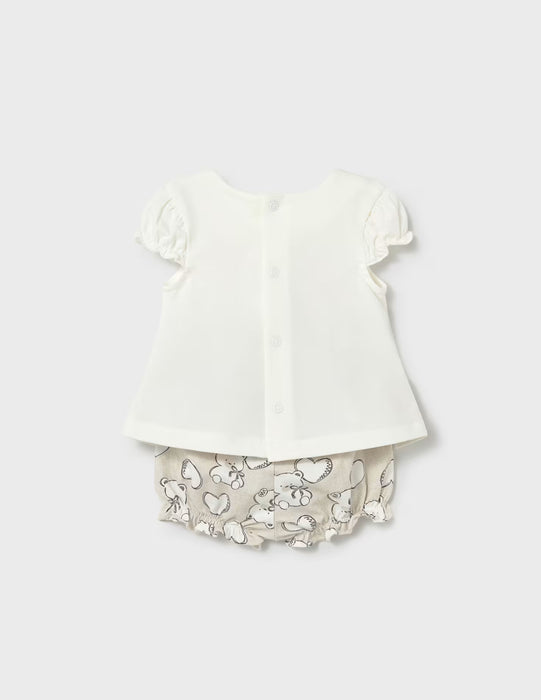 Baby Teddy Heart Tank & Shorts Set