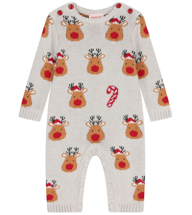 Reindeer Knit Romper