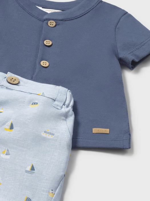 Sailboat Short Set for Baby