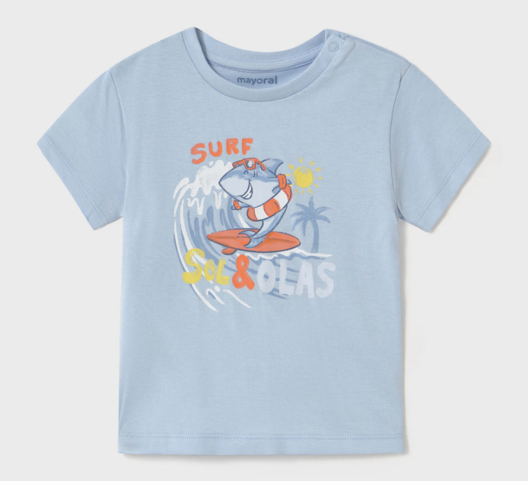 Surfin' Shark Tee & Shorts Set