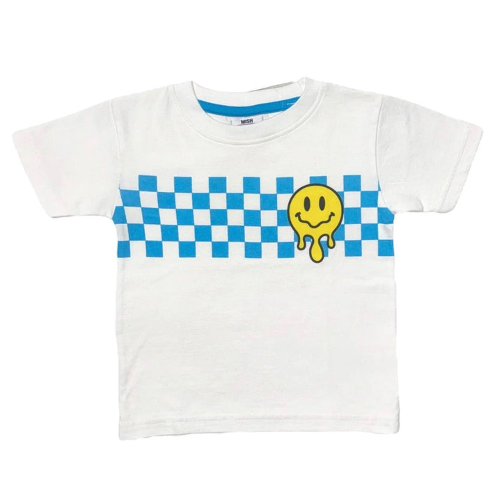 Drippy Smile Check Tee