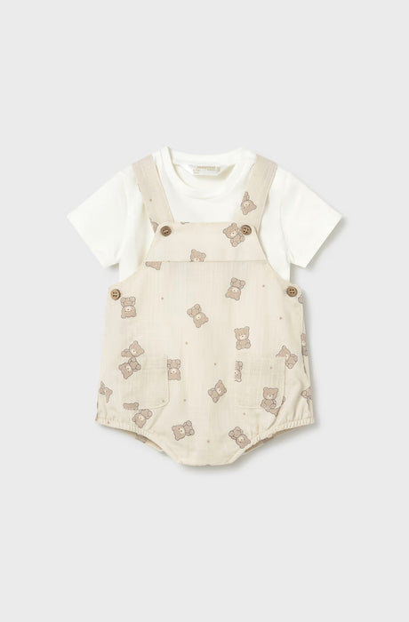 Baby Teddy Bear Short Romper Set