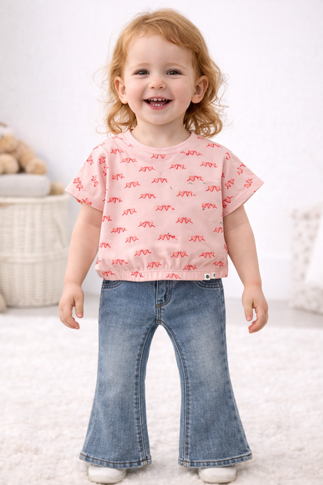 Sweetheart Denim 2-Piece Set