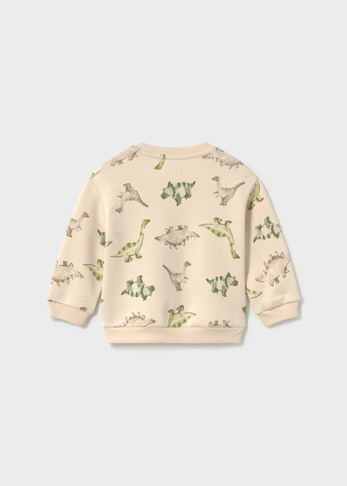 Mayoral Dino Print Sweatsuit, All Over Print