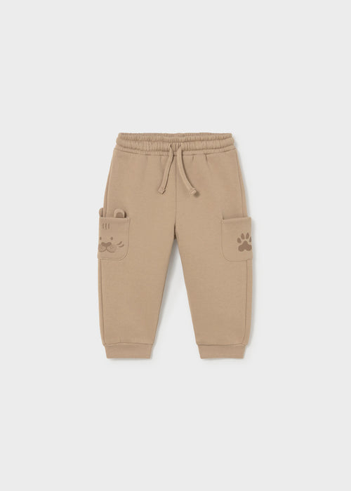 Mayoral Infant Boy Tan Lion Sweatsuit