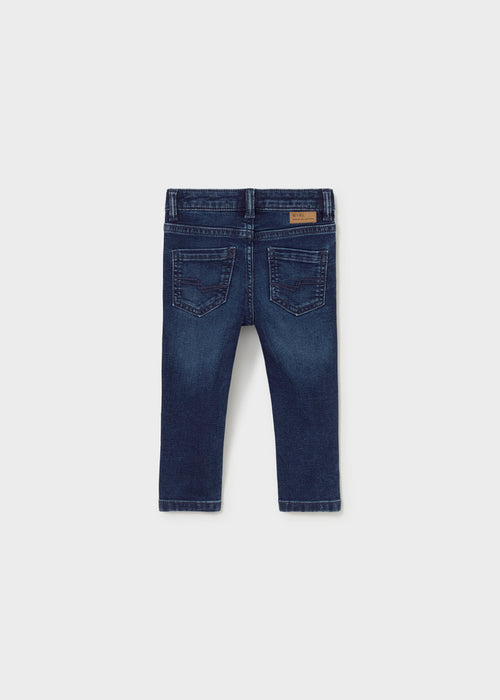 Mayoral Lion Pocket Sweater & Denim Set