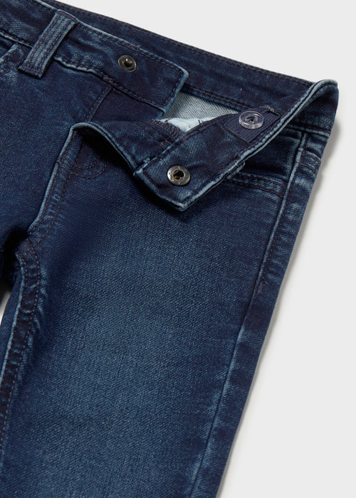 Mayoral Lion Pocket Sweater & Denim Set