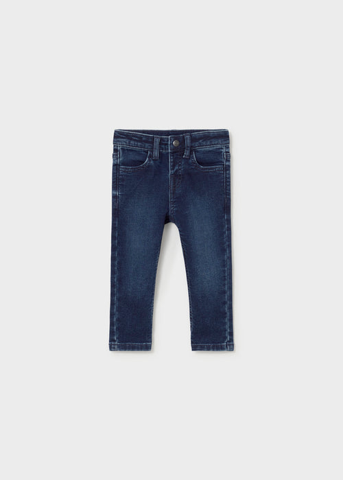 Mayoral Lion Pocket Sweater & Denim Set