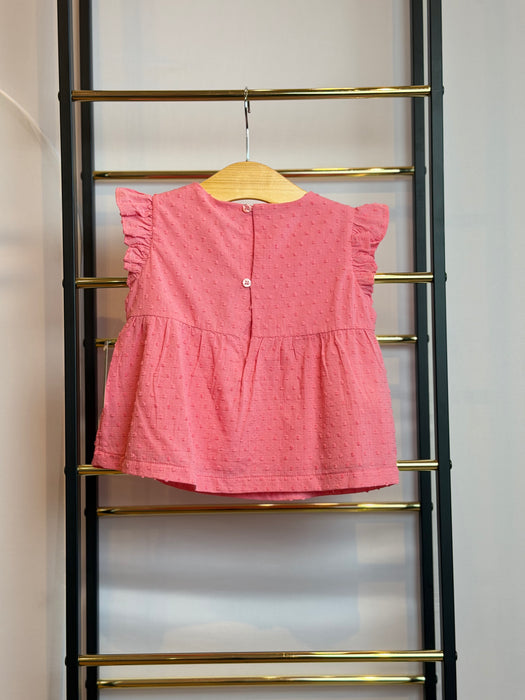 Mayoral Toddler Girl Ruffle Top & Pant Set Geranium