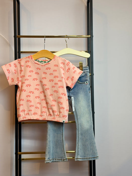 Sweetheart Denim 2-Piece Set