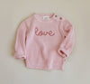 "Love" Embroidered Sweater image 3