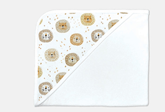Terry Printed Hooded Towel