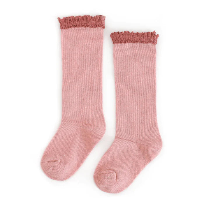 Lace Top Knee Highs 0-6mos image 7