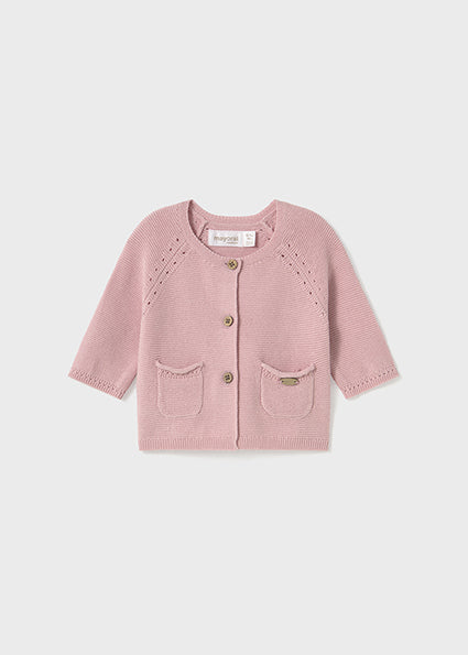 Pointelle Knit Button Cardigan image 0