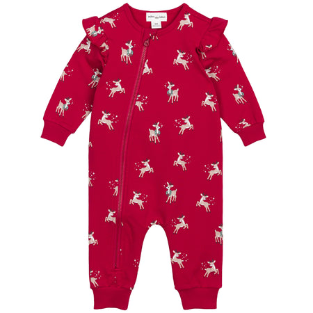 Red Reindeer Romper image 0