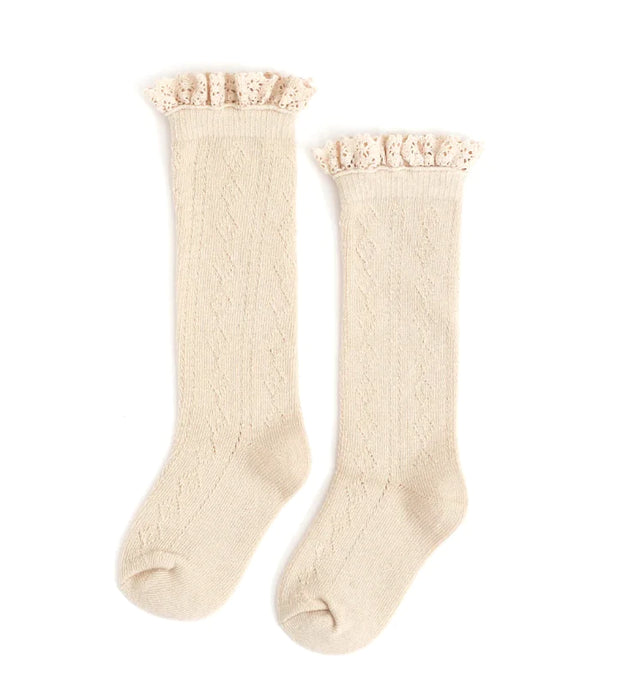 Lace Top Knee Highs 6-18mos image 10