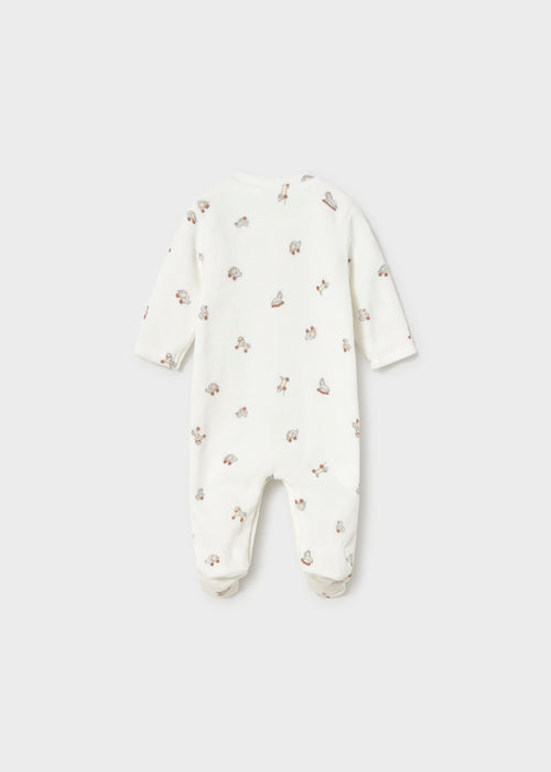 Vintage Toy 2-Piece Footie, Cream Print