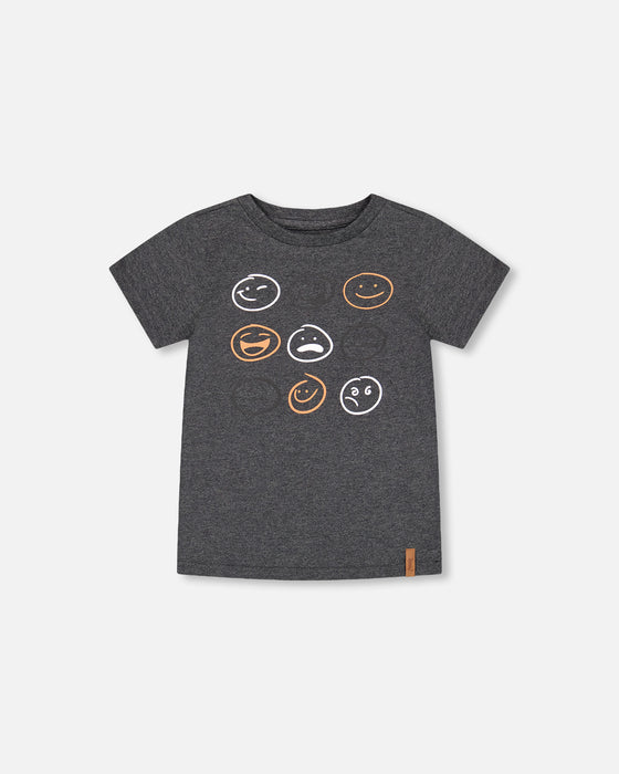 Smile Tee w/ Terry Shorts image 0