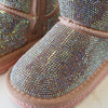 Pink Holographic Rhinestone Boot image 2