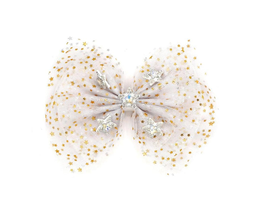 Silver & Gold Star Bow image 0