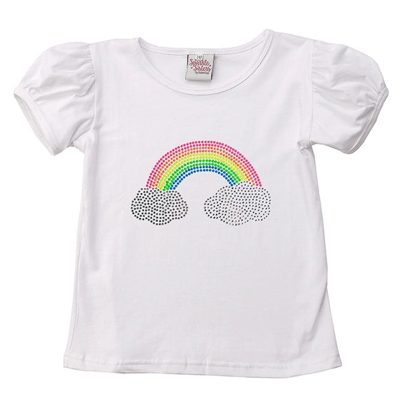 Rainbow Studded Tee Shirt image 0
