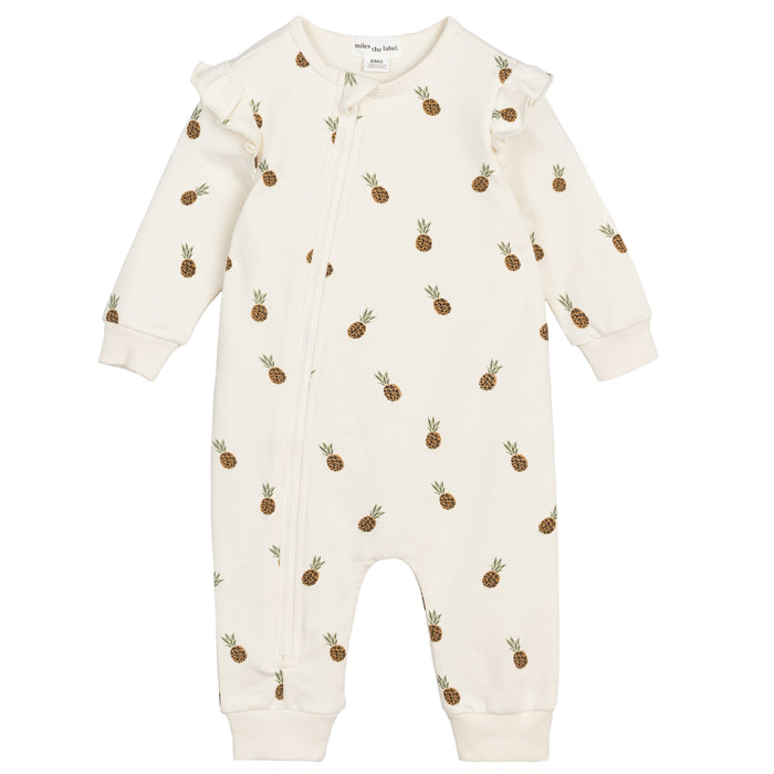 Pineapple Dreams Zip Romper image 0