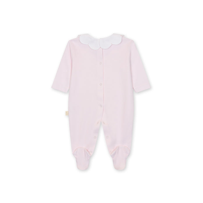 Scalloped Collar Footie