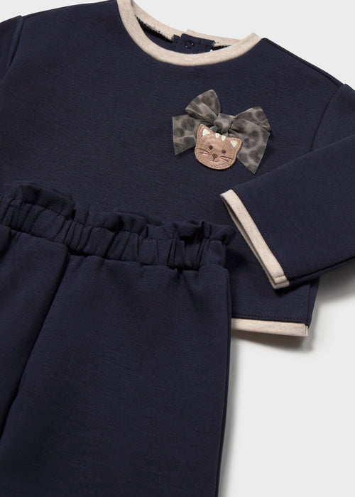 Blue Cat Sweatsuit, Navy
