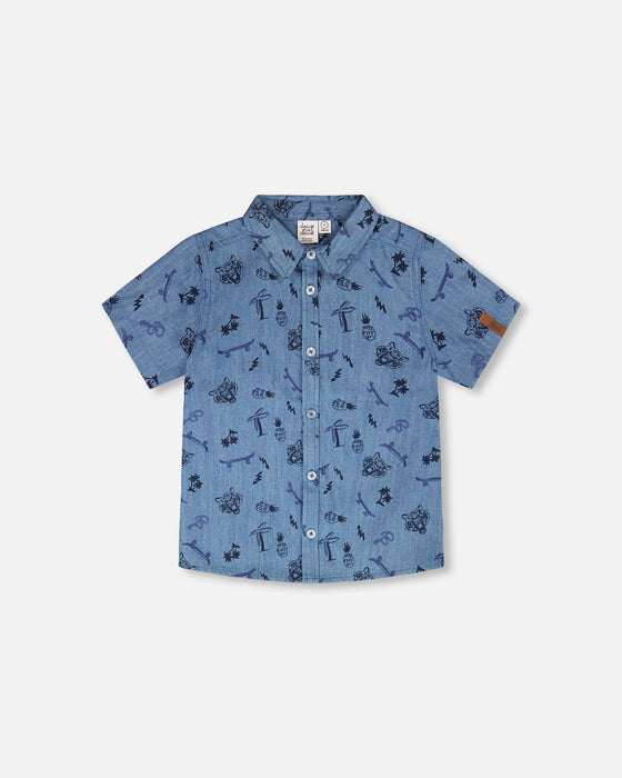 Printed Tiger Skate Toddler 2pc Set