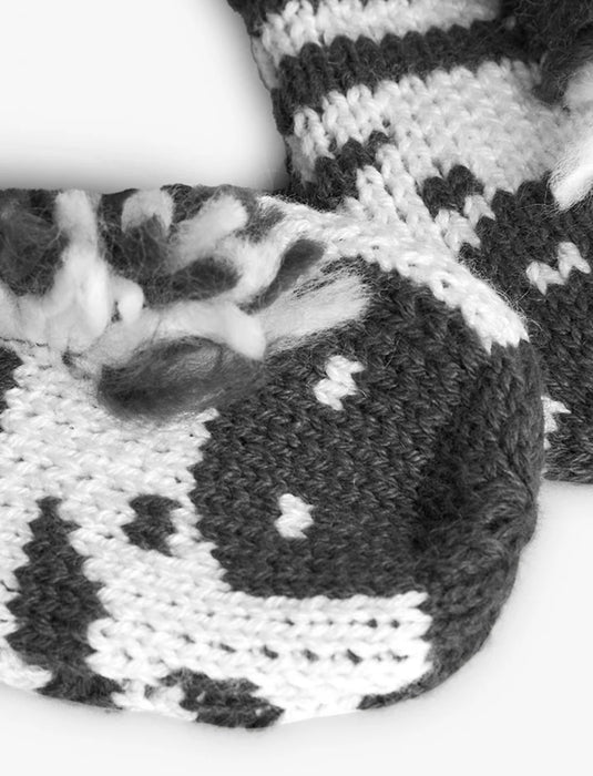 Wild Pals Knit Mittens (Lion or Zebra)