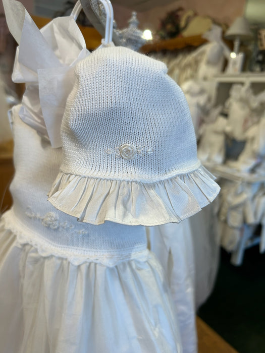 Sleeveless Silk & Knit Dress image 2