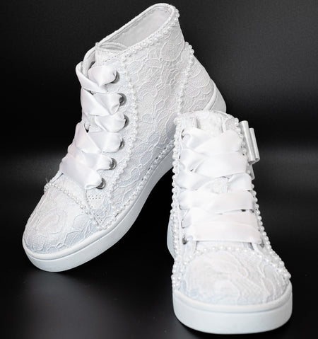 Raya High Top Lace Sneakers image 0