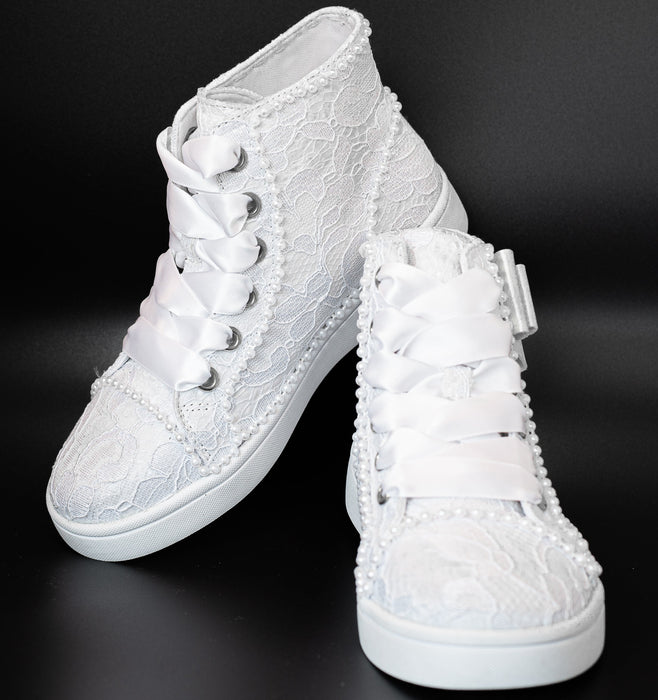 Raya High Top Lace Sneakers image 0