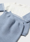 Blue & White 2pc Knit Set image 1