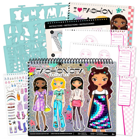 Fashion Design Sketch Portfolio image 1
