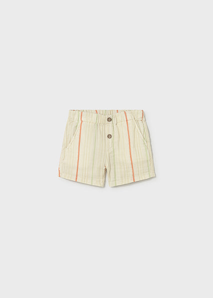 Baby Stripe Buttondown & Shorts Set