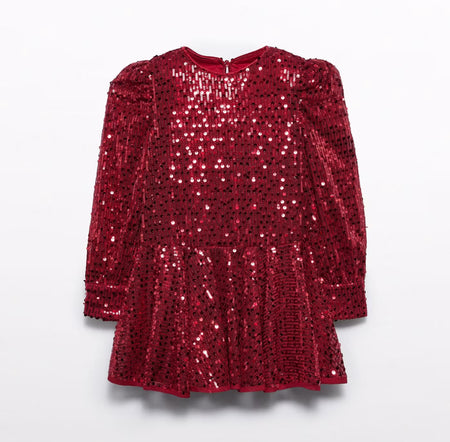 Red Sequin Dress image 0